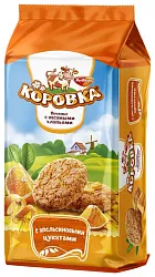 Печенье КОРОВКА овсяные хлопья цукаты 190г