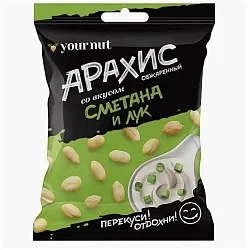 Арахис обжаренный Ю НАТ сметана лук м/у 80г