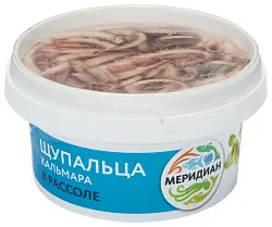 Щупальца кальмара МЕРИДИАН в рассоле 180г