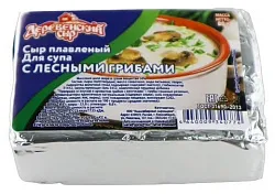 Сыр плавленый ДЕРЕВЕНСКИЙ СЫР с лесными грибами бзмж 50% 80г