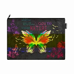 Папка для школьных тетрадей ДЕВЕНТЕ Для девочек А4 молния