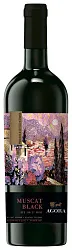 Вино АГОРА Мускат Черный красный сл 9-11% ст/б 0.75л