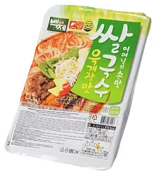 Лапша б/п БАХЧЕ со вкусом супа Юккедян тв/уп 92г