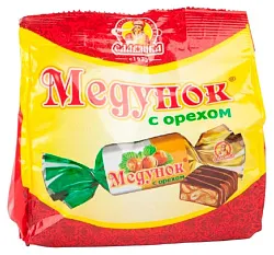 Конфеты СЛАВЯНКА Медунок с орехом 250г