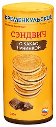 Печенье КРЕМЕНКУЛЬСКОЕ Сказ от Марии какао начинка 250г