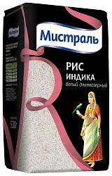 Рис МИСТРАЛЬ Индика белый длиннозерный м/у 500г