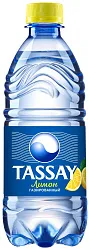 Вода питьевая ТАССАЙ газированная лимон пэт 0.5л