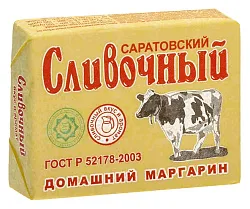 Маргарин САРАТОВСКИЙ Домашний 60% 180г