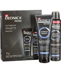 ПН ДЕОНИКА Защита угля  антиперспирант спрей+гель для душа