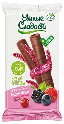 Батончик безглютеновый УМНЫЕ СЛАДОСТИ Лесная ягода 20г