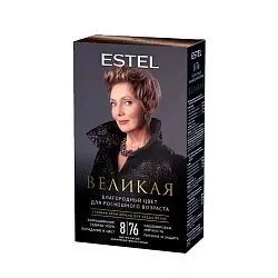 Краска для волос ЭСТЕЛЬ Великая светло-русый коричнево-фиолетовый №8-76