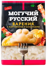 Вареники САЛЬНИКОВ Могучий русский с картофелем и шкварками 900г