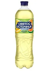 Вода СВЯТОЙ ИСТОЧНИК газированная мандарин лимон 1л