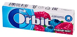 Жевательная резинка ОРБИТ Ягодный микс 13.6г