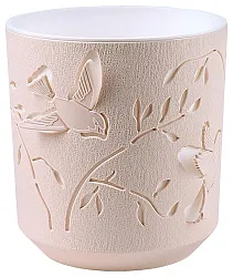 Кашпо ВМС Колибри пудрово-белый 2.5л арт.КШ-4654