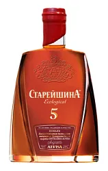 Коньяк СТАРЕЙШИНА фляжка 5 лет 40% ст/б 0.5л