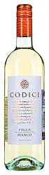Вино КОДИЧИ Бьянко Апулия белое п/сух 11.5% ст/б 0.75л