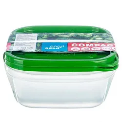 Набор контейнеров квадратных 450мл 2шт арт.521601