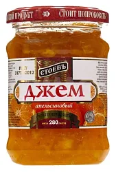 Джем СТОЕВЪ Апельсиновый ст/б 280г