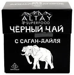 Чай АЛТАЙ СУПЕРФУД с саган-дайля черный 15пак пирамидки