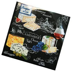 Салфетки БУКЕТ Де люкс Застолье 24*24см 3сл 25шт