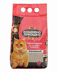 Наполнитель для туалета КОШКИНО ЛУКОШКО Впитывающий 5л