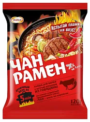 Лапша б/п ДОШИРАК Чан Рамен с острой говядиной м/у 120г
