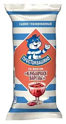 Сырок глазированный ПРОСТОКВАШИНО Клубничное варенье бзмж 23% 40г