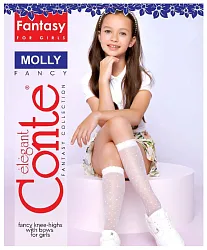 Гольфы детские КОНТЕ Элегант Молли белые р.20