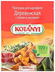 Приправа КОТАНИ для картофеля с луком и чесноком м/уп 20г