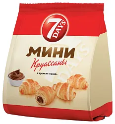 Круассаны мини 7 ДЭЙС какао 265г
