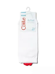 Носки женские КОНТЕ Актив белые р.23 арт.221