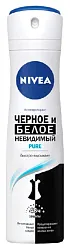 Дезодорант НИВЕЯ Невидимая защита пьюр для черного и белого женский спрей 150мл