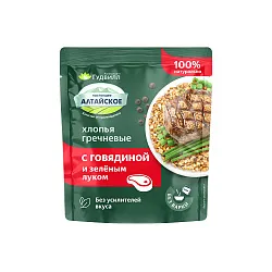 Каша ГУДВИЛЛ Хлопья гречневые с говядиной м/у 40г
