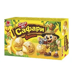 Печенье ОРИОН Чоко-Бой Сафари банан 39г