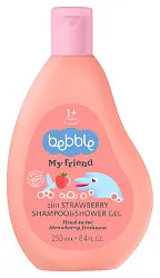 Шампунь-гель детский БИББЛ клубника 2в1 250мл
