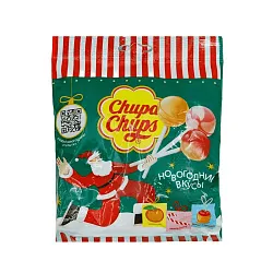 Карамель на палочке ЧУПА ЧУПС Новогодние вкусы 120г