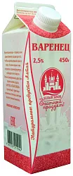 Варенец БЕЛЫЙ ЗАМОК бзмж 2.5% 450г