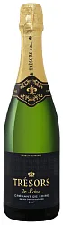 Игристое вино ТРЕЗОР Креман де Луар выдержанное белое брют 11.5% ПК 0.75л