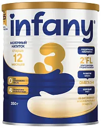 Молочный напиток ИНФАНИ 3 ж/б 350г