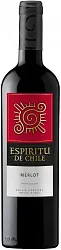 Вино ЕСПИРИТУ ДЕ ЧИЛИ Мерло красное п/сух 12.5% ст/б 0.75л