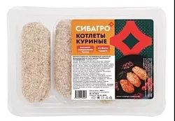 Котлеты СИБАГРО куриные охл 400г