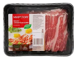 Бекон МИРАТОРГ Любительский свиной охл 260г