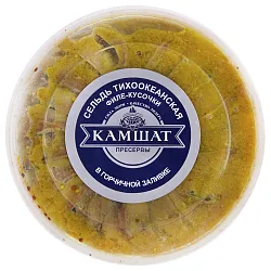 Сельдь КАМШАТ с горчицей 180г