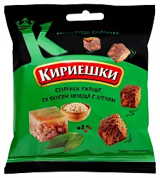 Сухарики КИРИЕШКИ холодец хрен 100г