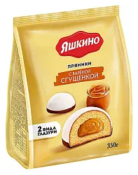 Пряники ЯШКИНО с вареной сгущенкой 350г