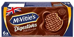 Печенье УЛЬКЕР Маквитис Дайджестив молочный шоколад 199.8г