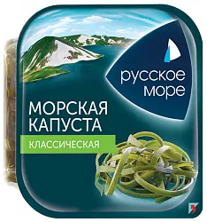 Морская капуста РУССКОЕ МОРЕ Классическая маринованная 200г