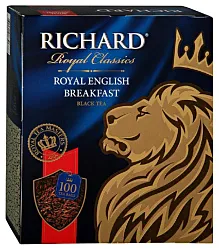 Чай РИЧАРД Роял Инглиш Брекфаст черный 100пак