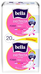 Прокладки БЕЛЛА Перфекта ультра розовые 20шт